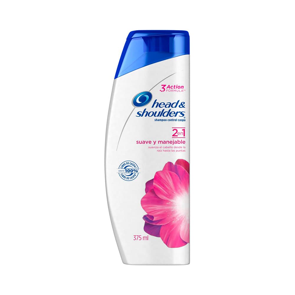 H&s 2 en 1 Suave Y Manejable 375 ml