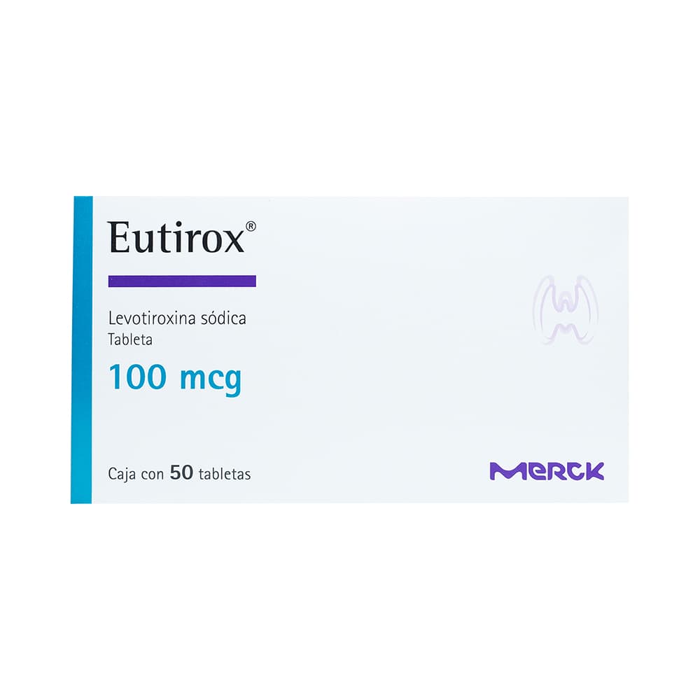 Eutirox 100 mcg 50 Tabletas