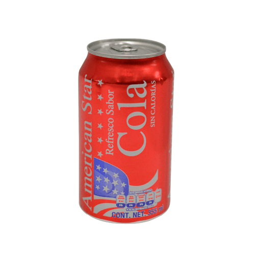 American Star Refresco Sin Calorías Sabor a Soda Cola