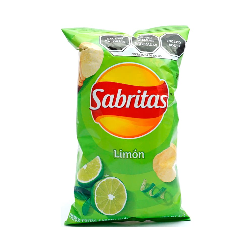 Sabritas Papas Limón 45 grs