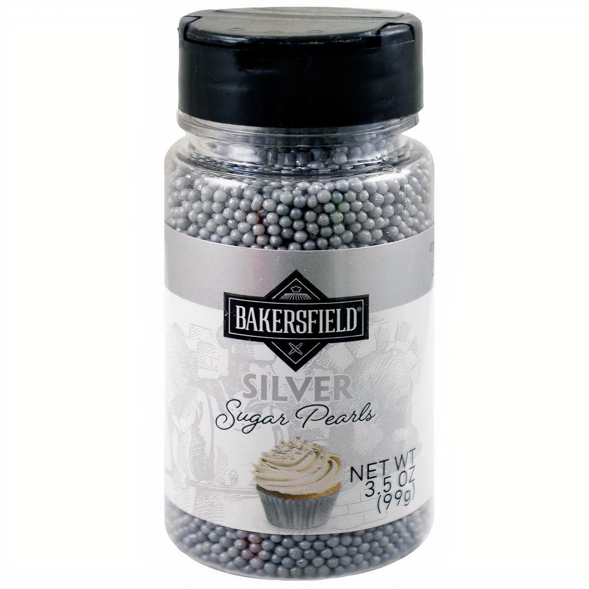 Bakersfield Perlas Dulces Decorativas Color Plata