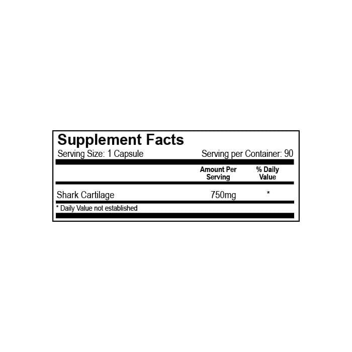 SHARK CARTILAGE 750mg 90ea
