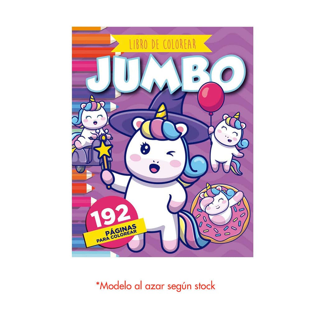 Libro Para Colorear Jumbo Fantasía Surtido