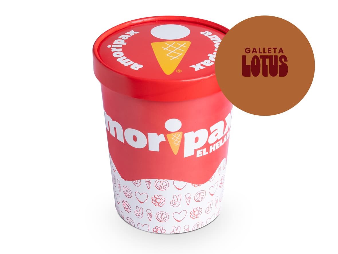 Helado Galleta Lotus Bote 950 Ml