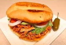 Torta de Cochinita A La Plancha