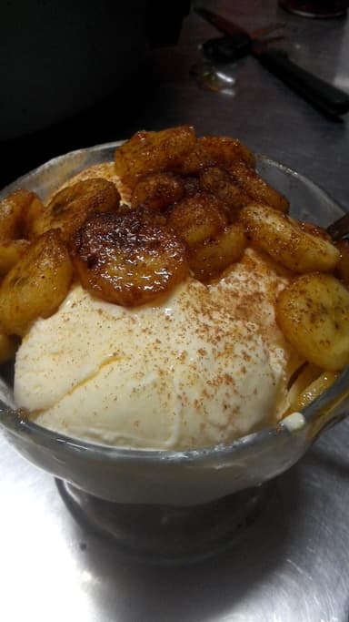 Helado Frito de Vainilla