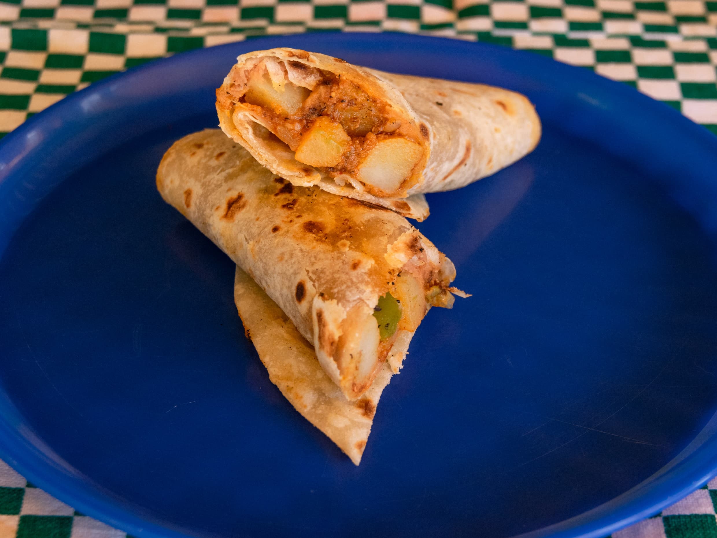 Burrito de Chorizo con Papas