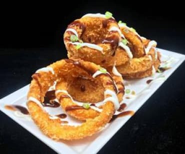 Aros de cebolla Teriyaki