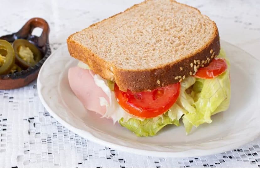 Sándwich de Jamón de Pavo