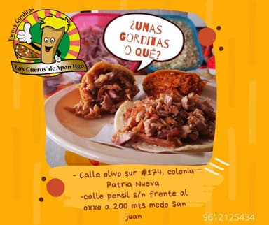 Combo gorditas de surtida + Refresco