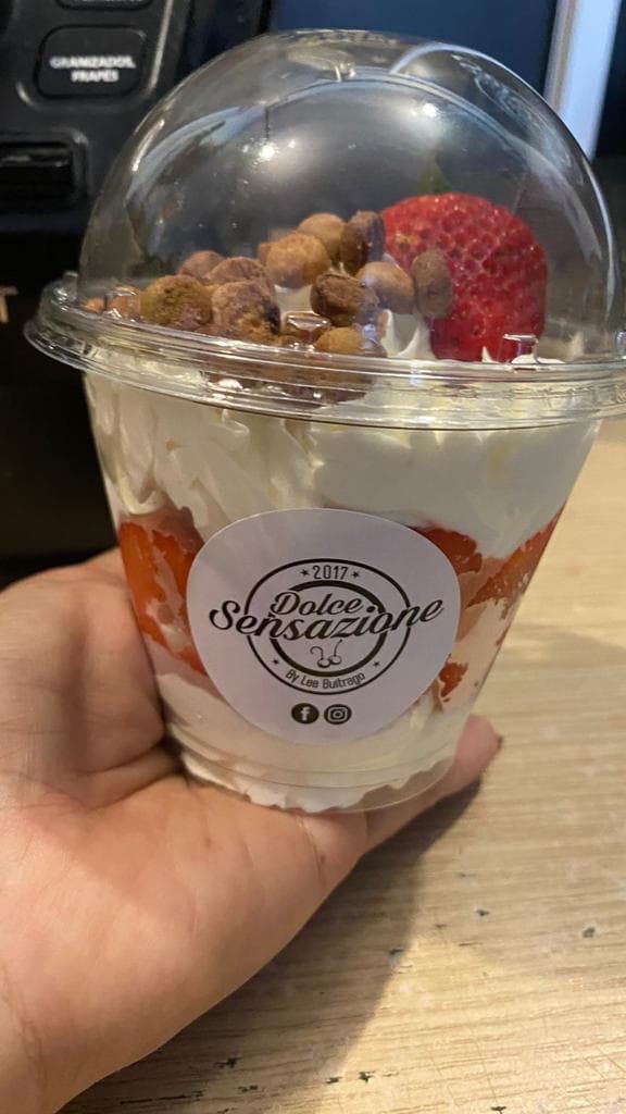 Fresas con Crema Pequeñas