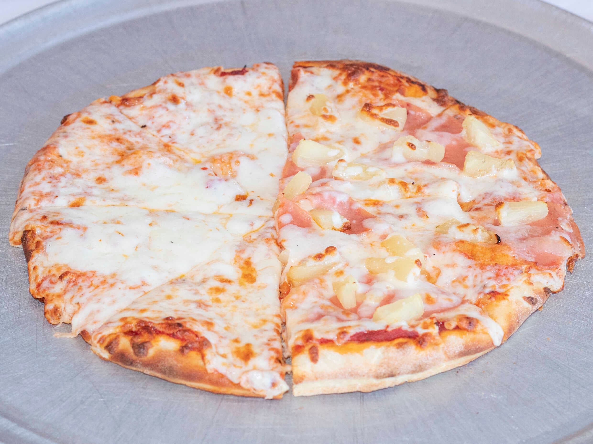 Pizza Grande 14 Pulgadas Hawaiana & Queso