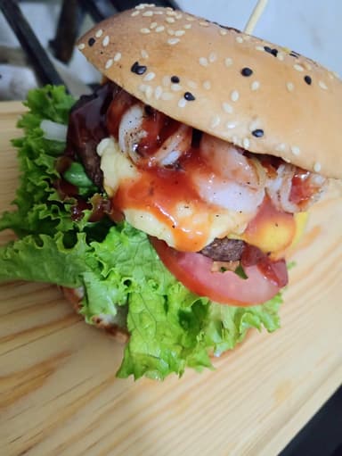 Hamburguesa de Camarón