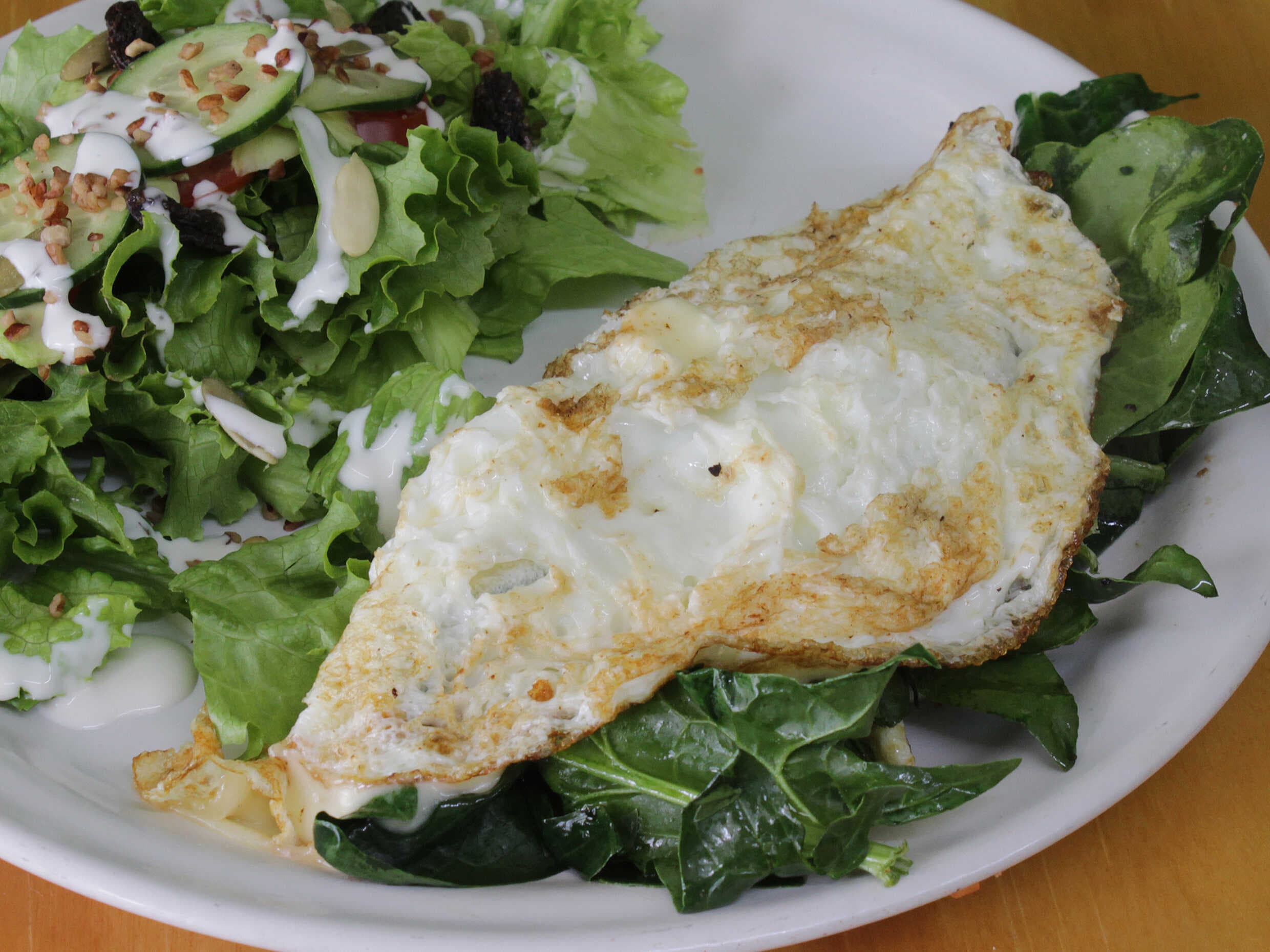 Omelette De Claras Con Jamón