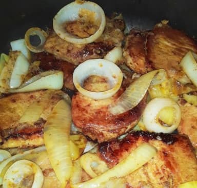 Chuleta Encebollada