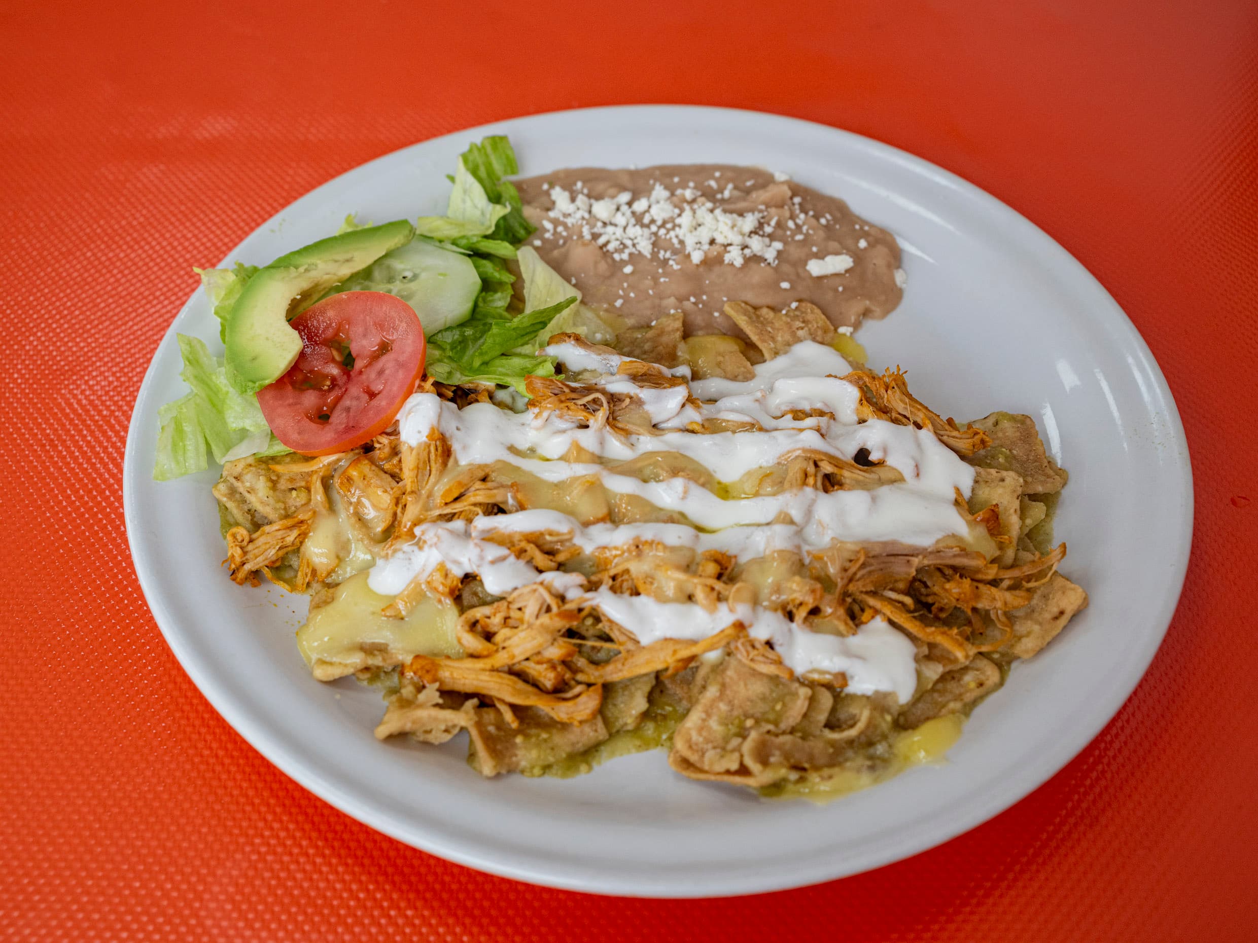 Chilaquiles Verdes de Pierna