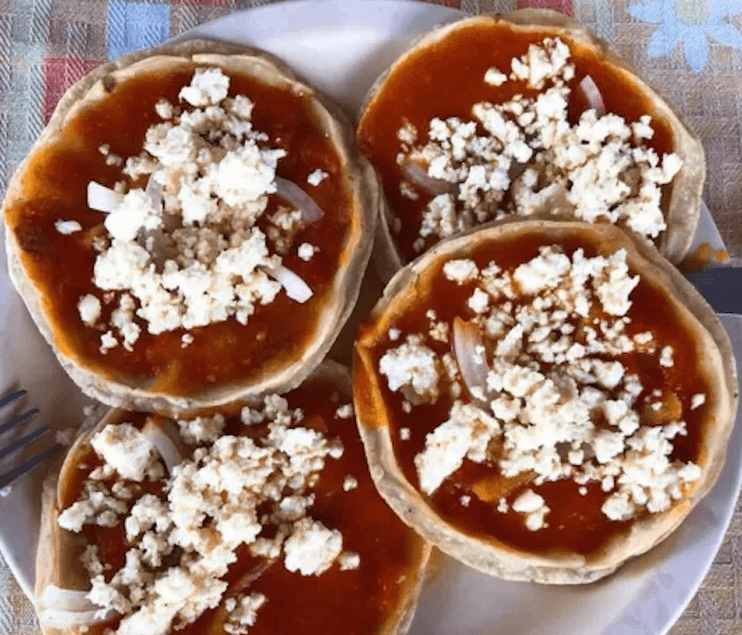 3 Picadas con Carne de Cerdo