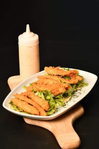 Taco de pescado empanizado