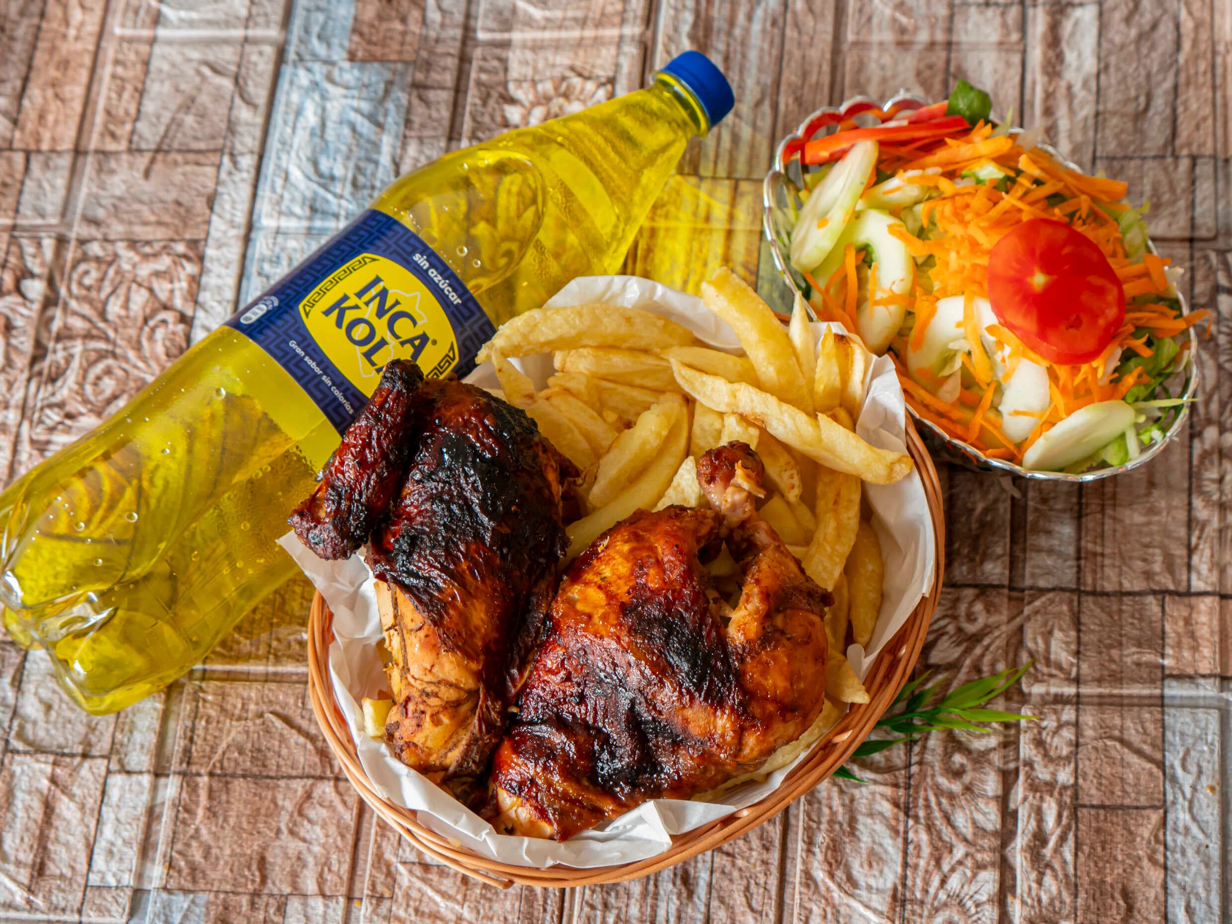 1/2 Pollo con Gaseosa