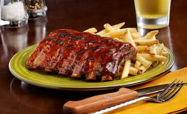 Baby Back Ribs. Medio Rack