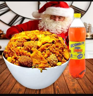 Arroz Paisa 3 Personas más Gaseosa de Litro