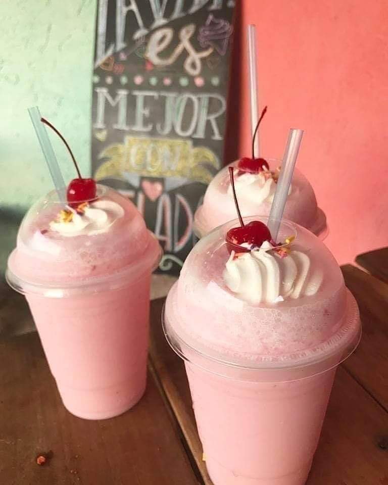 Malteada de Fresa