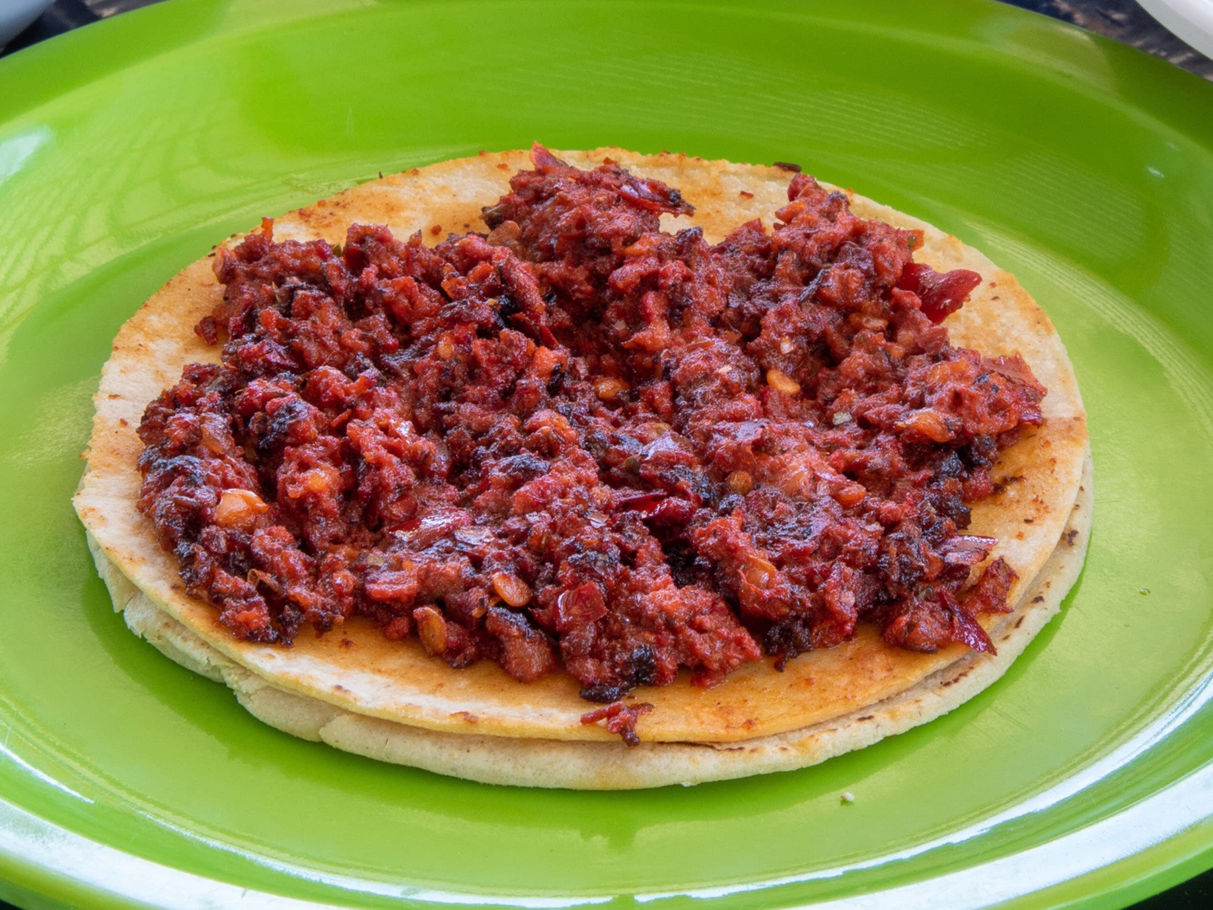 Taco de Chorizo
