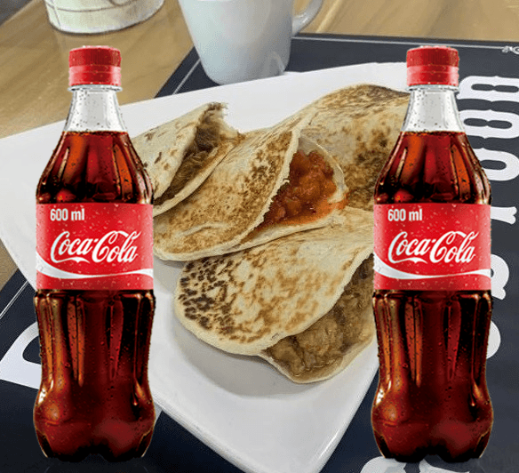 10 Gorditas Variadas + 2 Coca Cola 600 Ml