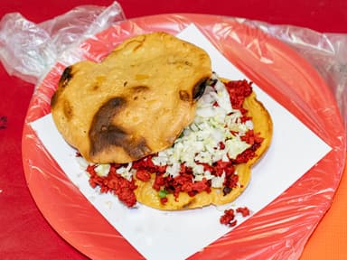 Tostada de Chorizo