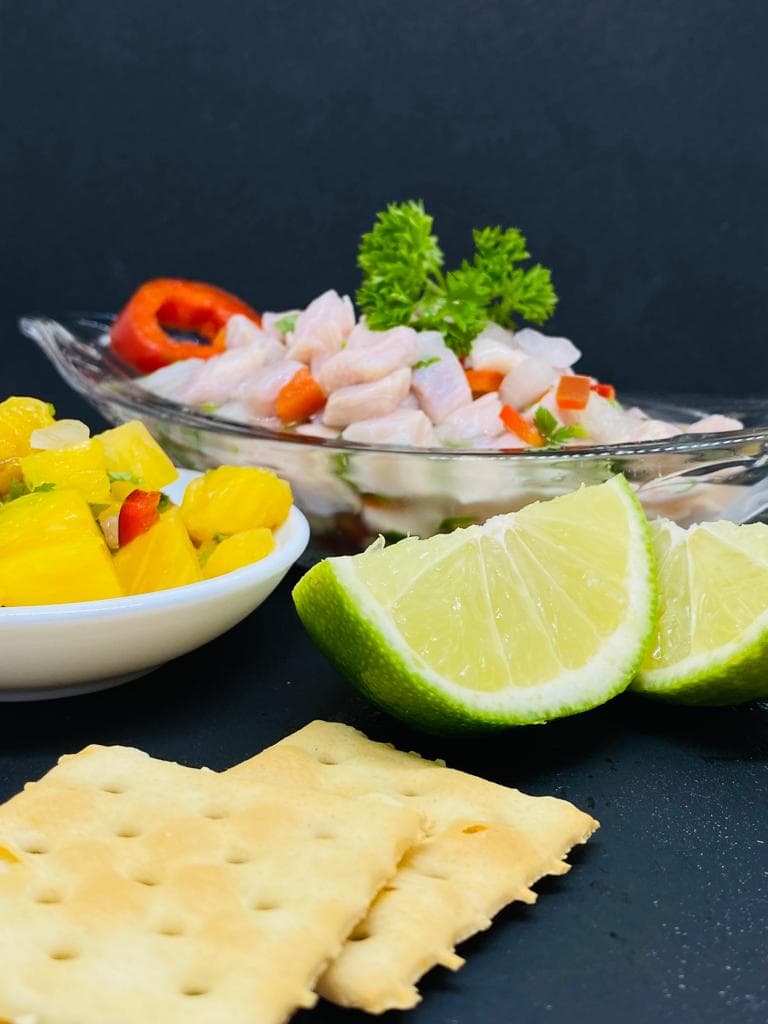 Ceviche Pequeño de Pescado teadicional