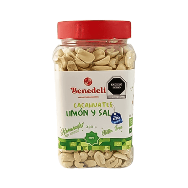 Cacahuate Gourmet Benedeli Limon Y Sal 250 Gr