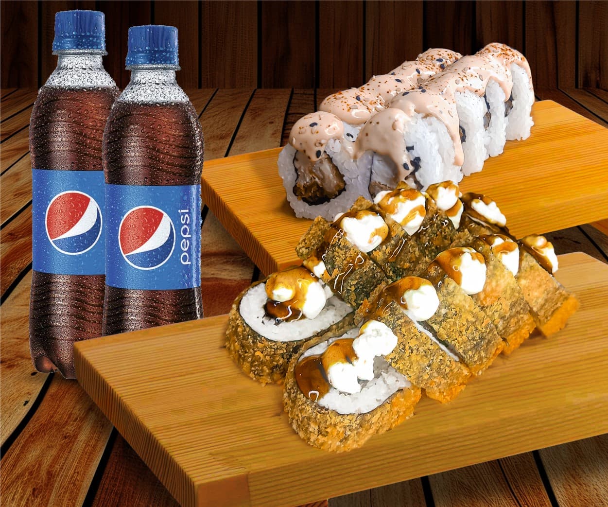24 Makis y 2 Pepsi