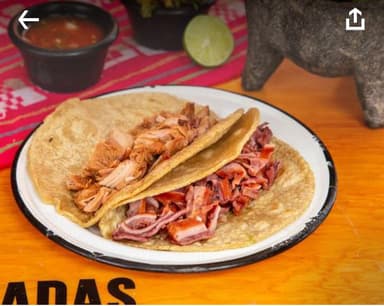 Tacos Blanditos con Carne