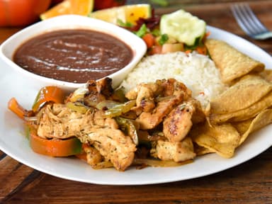 Fajitas de Carne o de Pollo