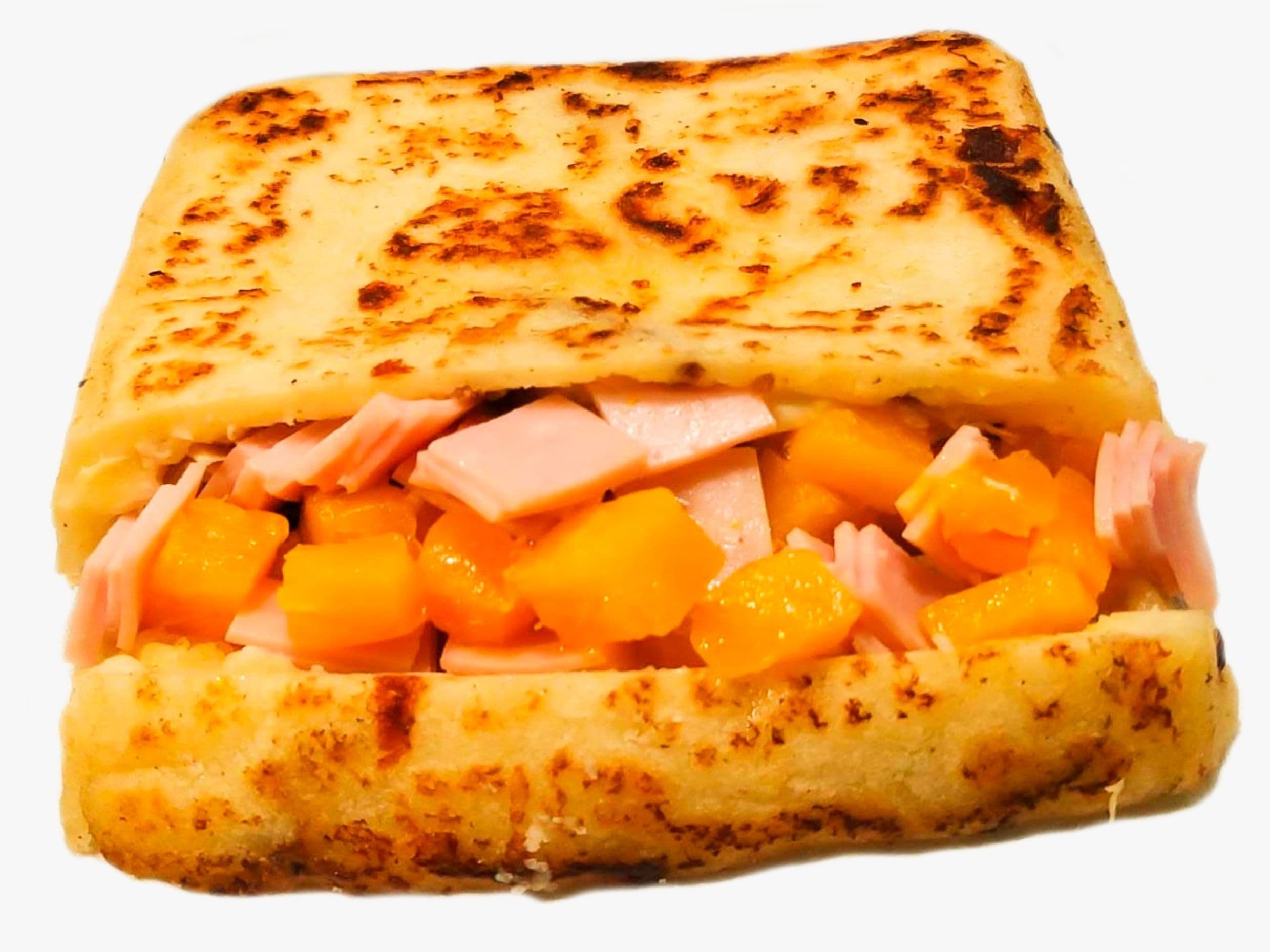 Arepa Jamón Piña y Queso "La Coqueta"