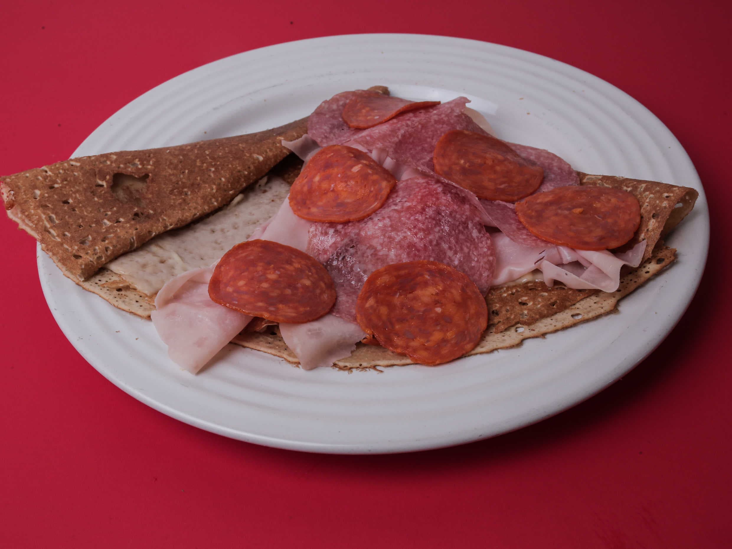 Crepizza de Peperoni
