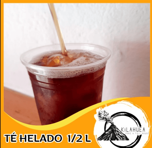Té helado mediano