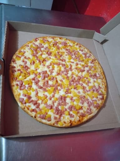 Pizza hawaiana especial  familiar