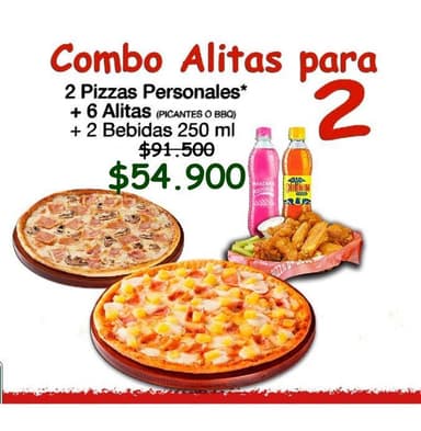 Promo Combo Alitas para 2