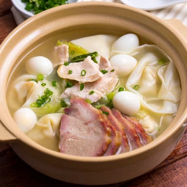 Sopa Wantán de Chancho