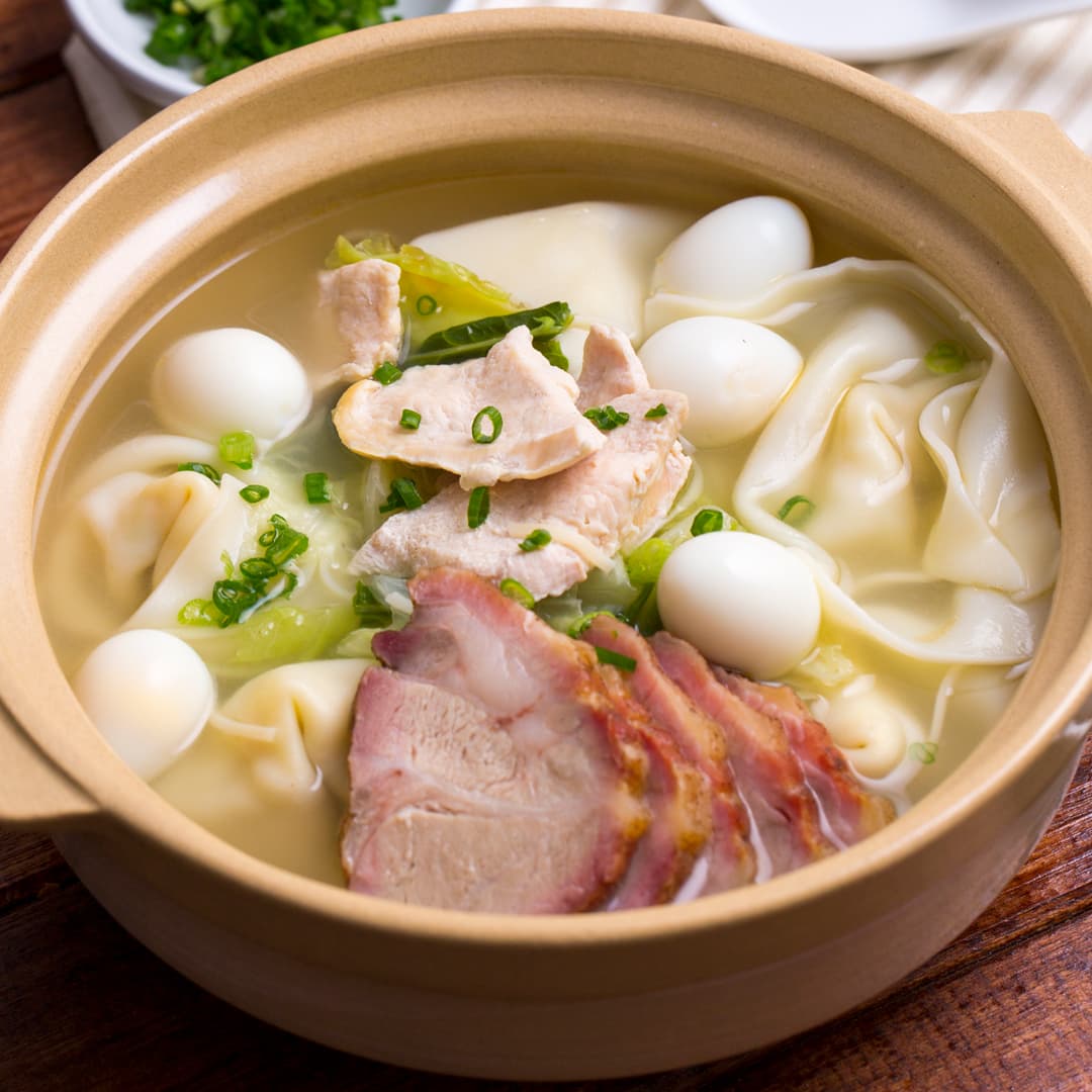 Sopa Wantán de Chancho