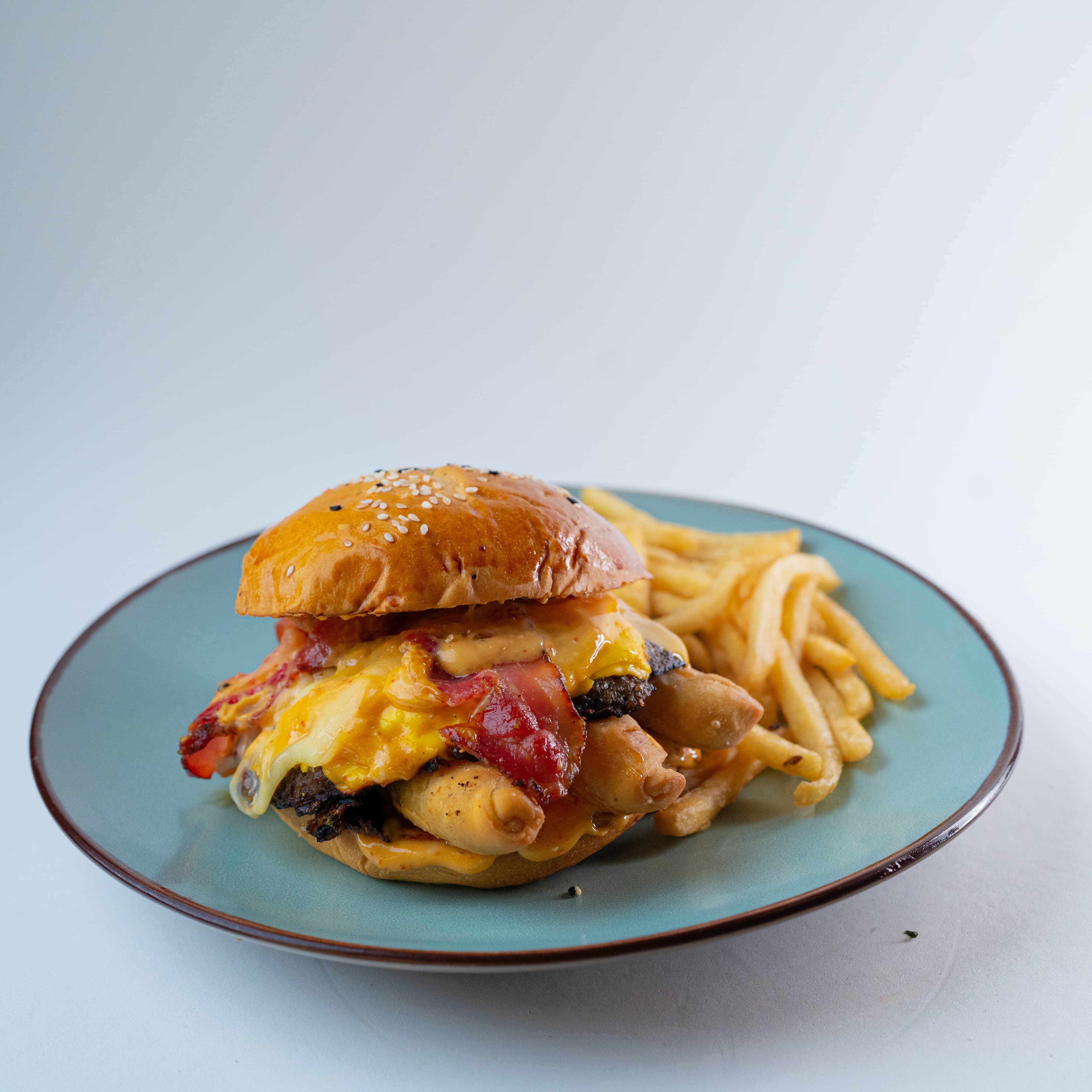 Hamburguesa King Cheese.