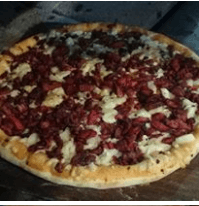 Pizza de Pastor Grande + Frijoles Charros Sencillo