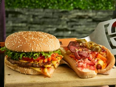 3 Hamburguesas Clásicas + 3 Hot Dogs Clasic