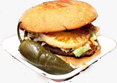 Hamburguesa hawaiana