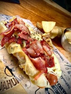 Combo Hot Dog Ranchero + papas
