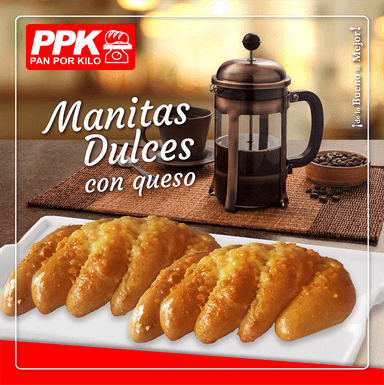 Manitas Dulces con Queso