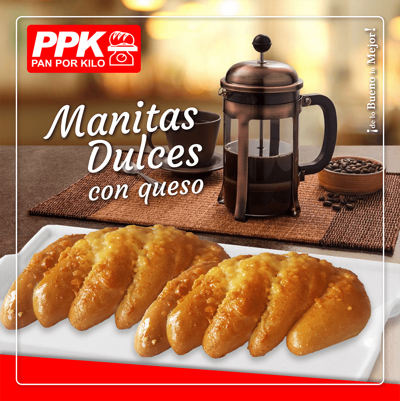 Manitas Dulces con Queso