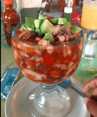 Cóctel Combinado Camarón/Pulpo Grande