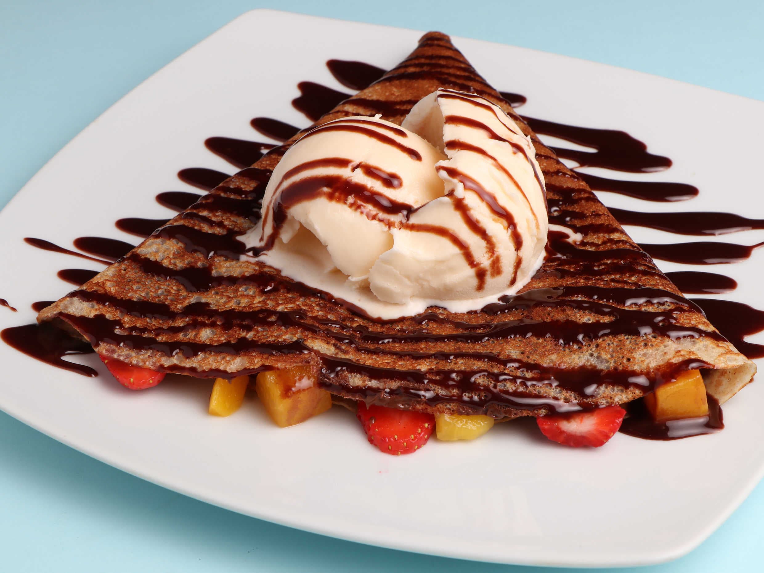 Crepa de Nutella y Topping